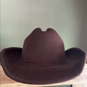Wyeth Brown wool Cowboy Hat